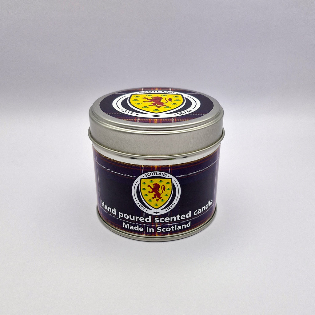 Official Scotland National Football Team Travel Tin Candle