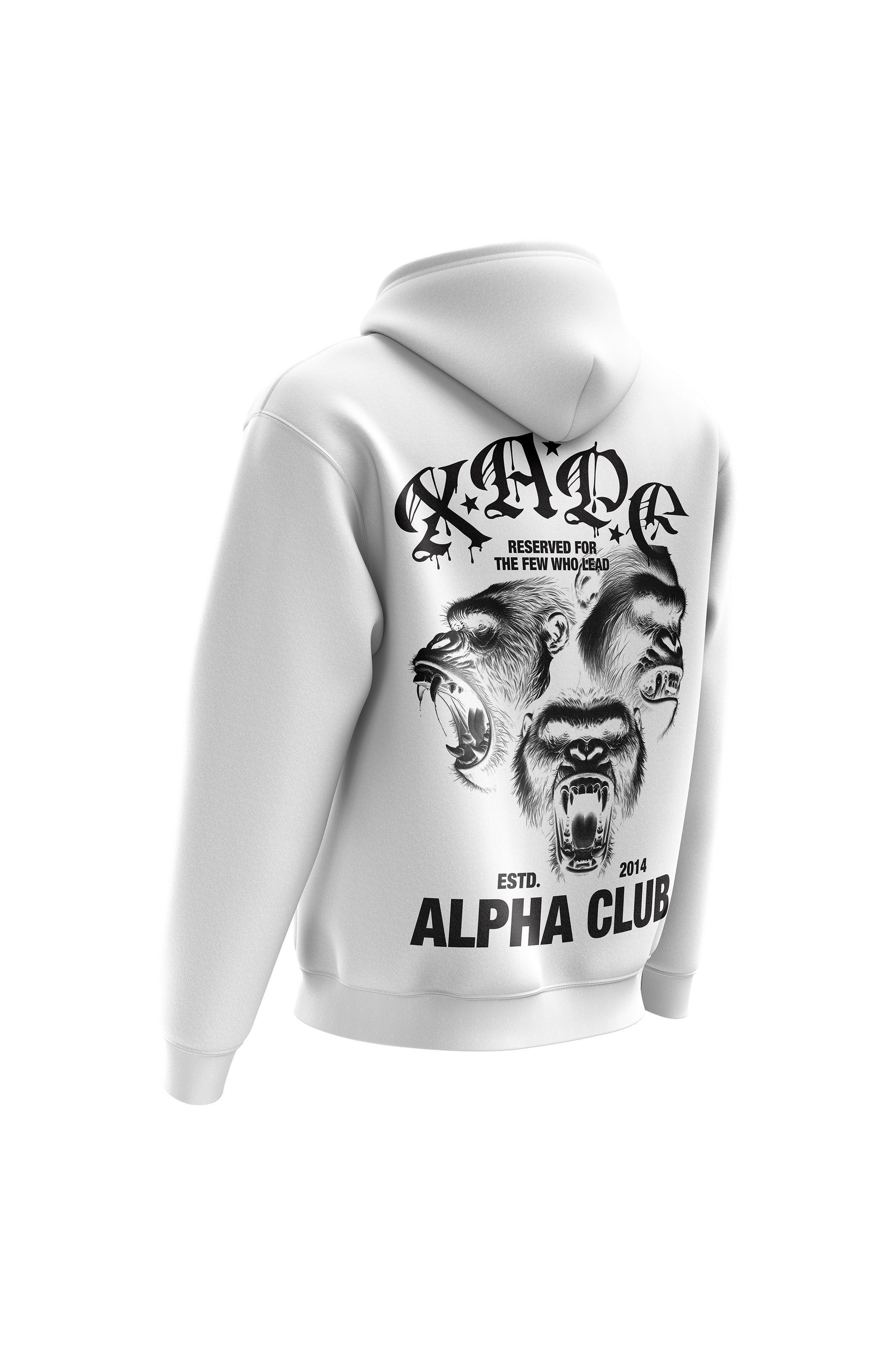 XAPE Alpha Club Reserved Hoodie - White