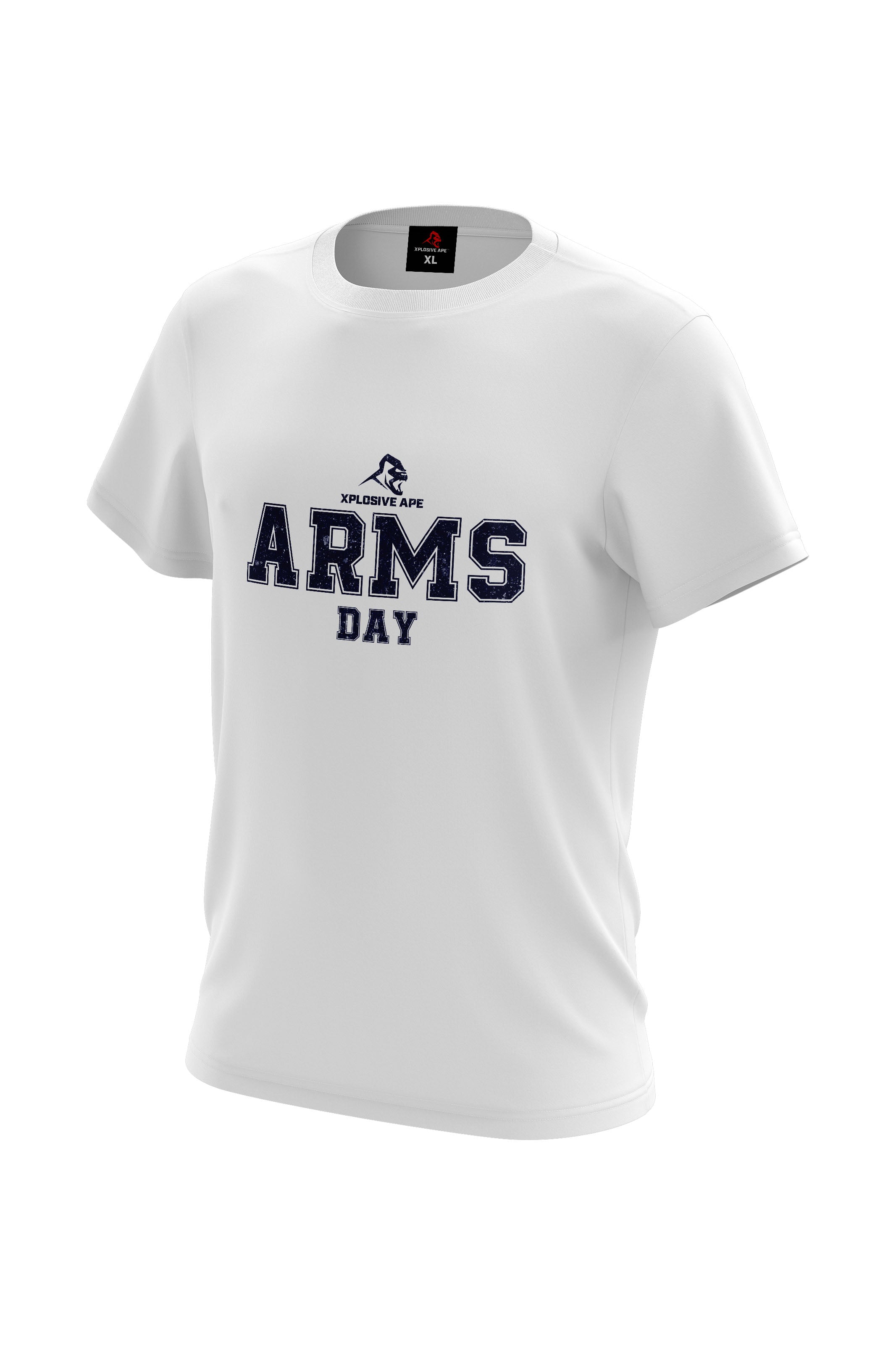 XAPE Arms Day V1 Tee - White