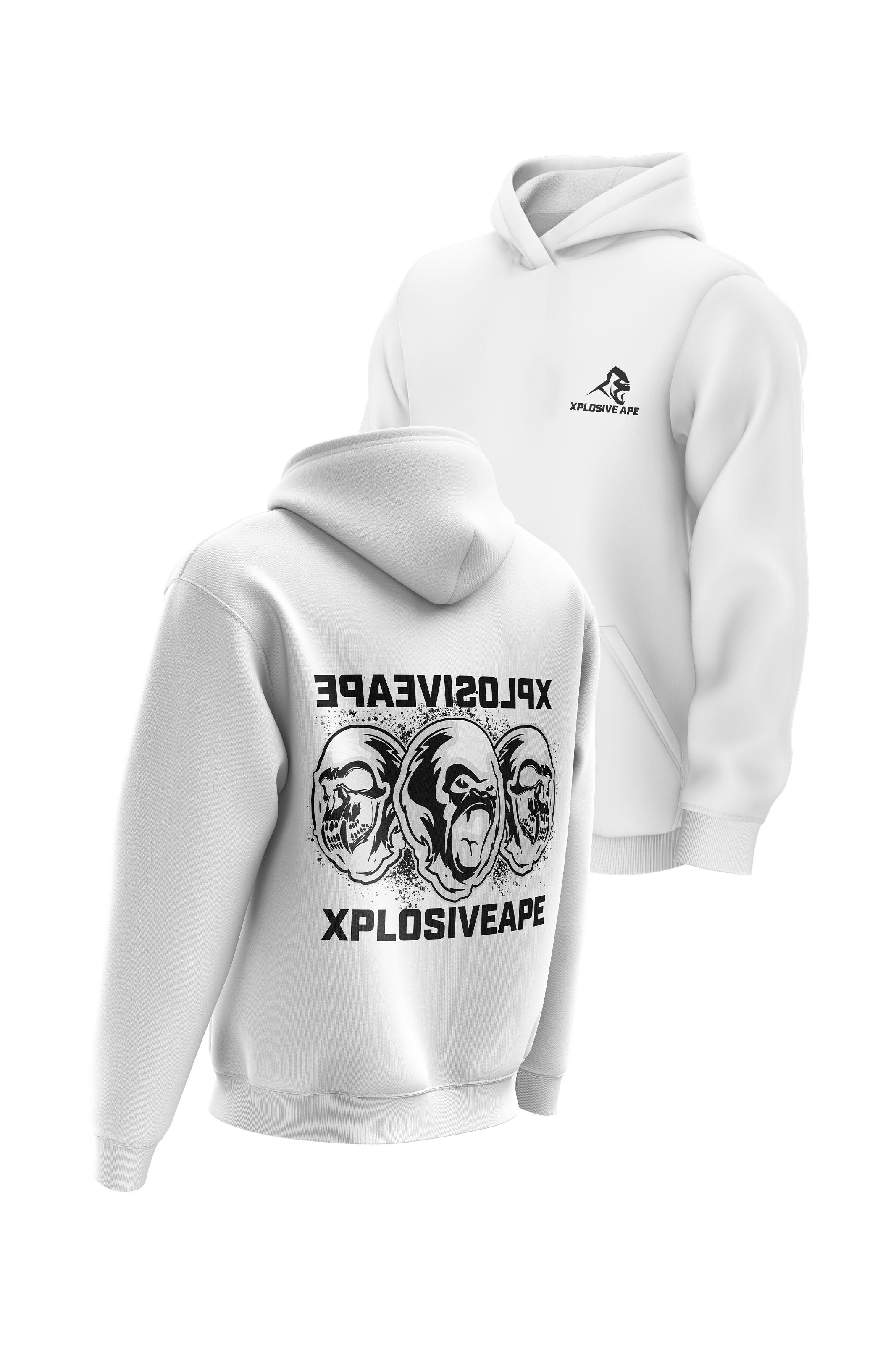 XAPE De-Evolve Hoodie - White