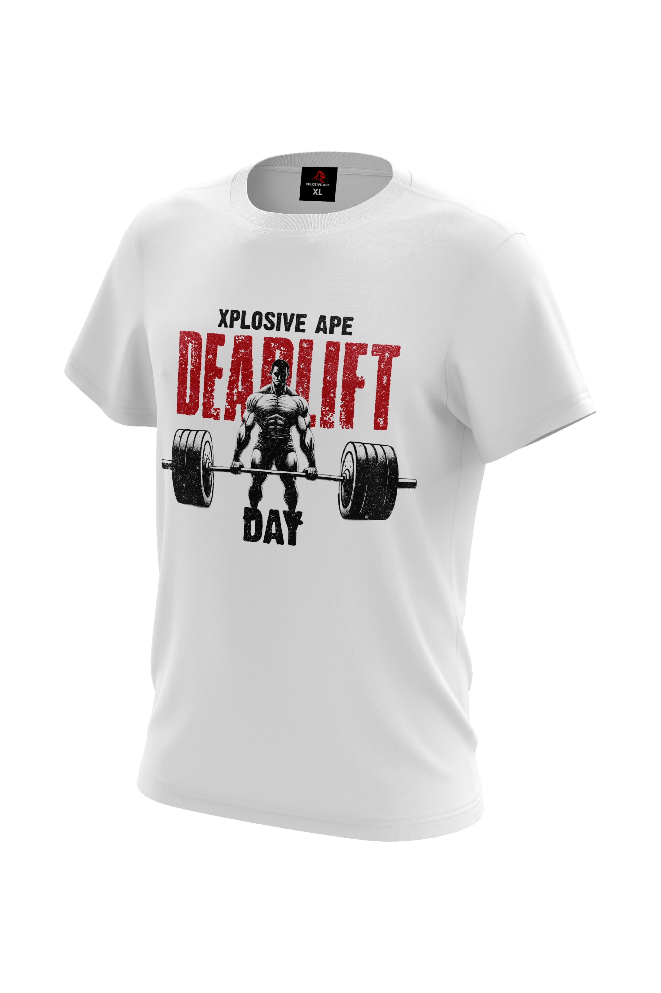 XAPE Deadlift Day V3 Tee - White