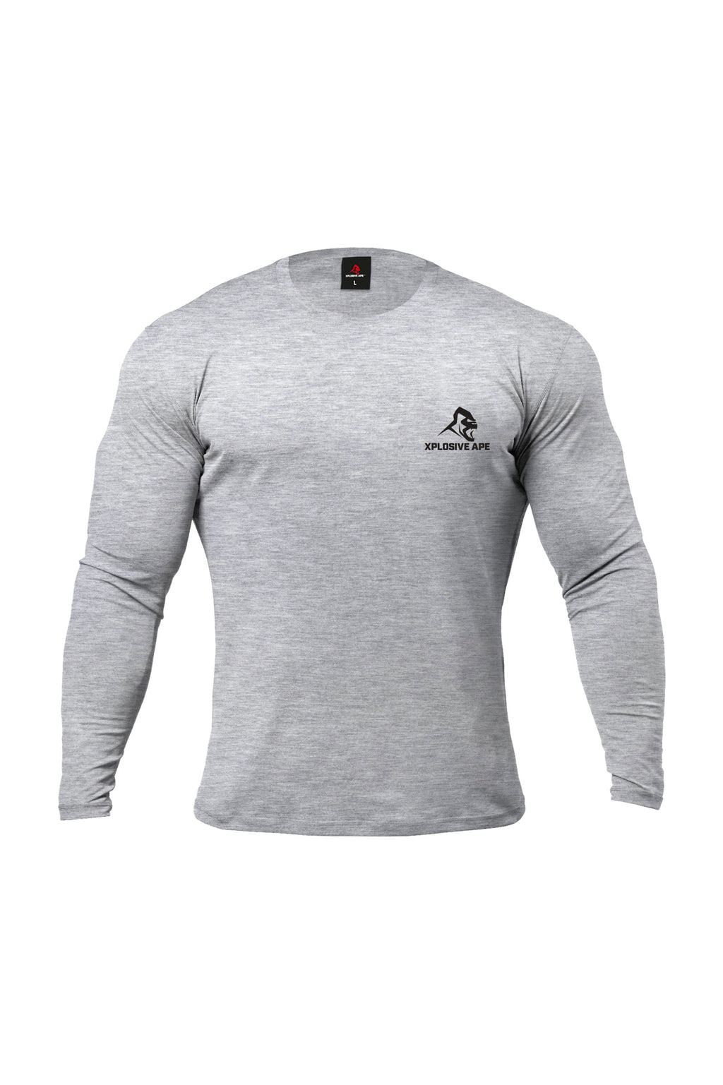 XAPE Futuristic Long Sleeve Tee - Sports Grey
