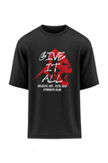 XAPE Give It All Oversized Tee - Black
