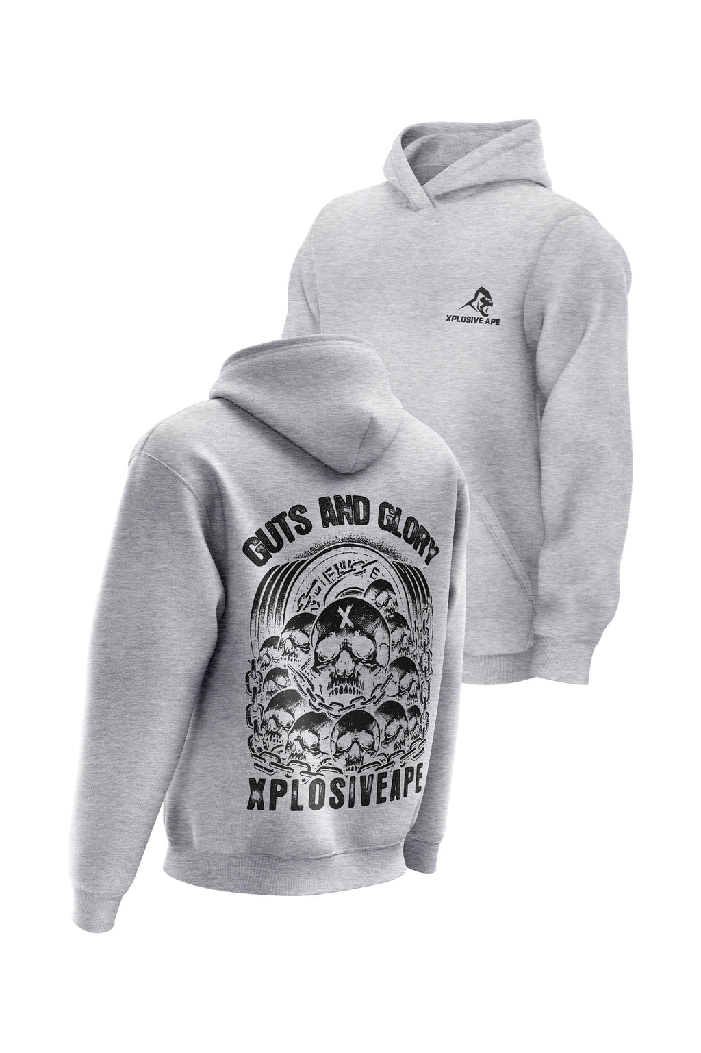 XAPE Glory Hoodie - Heather Grey