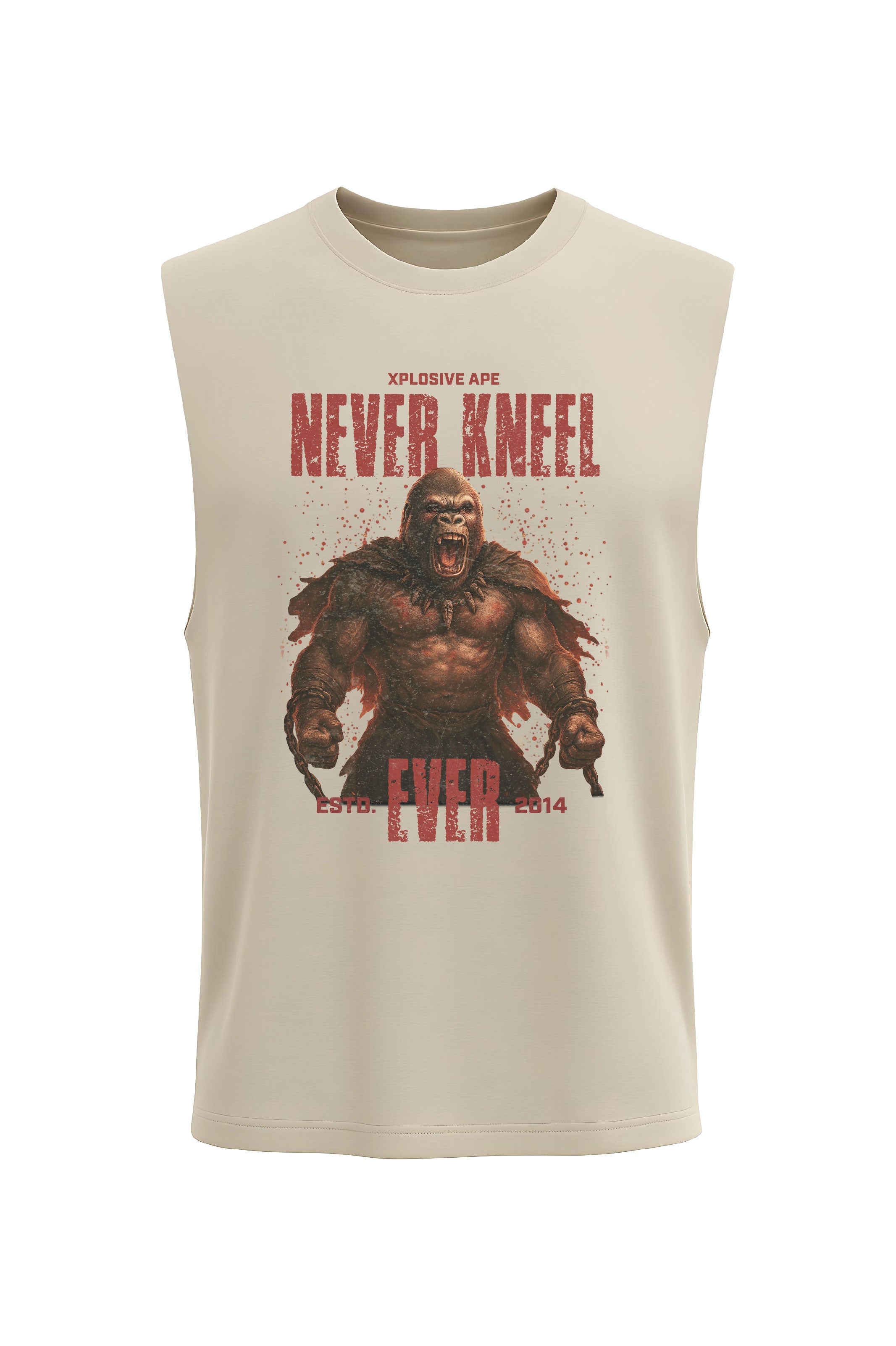 XAPE Never Kneel Tank Top - Sand