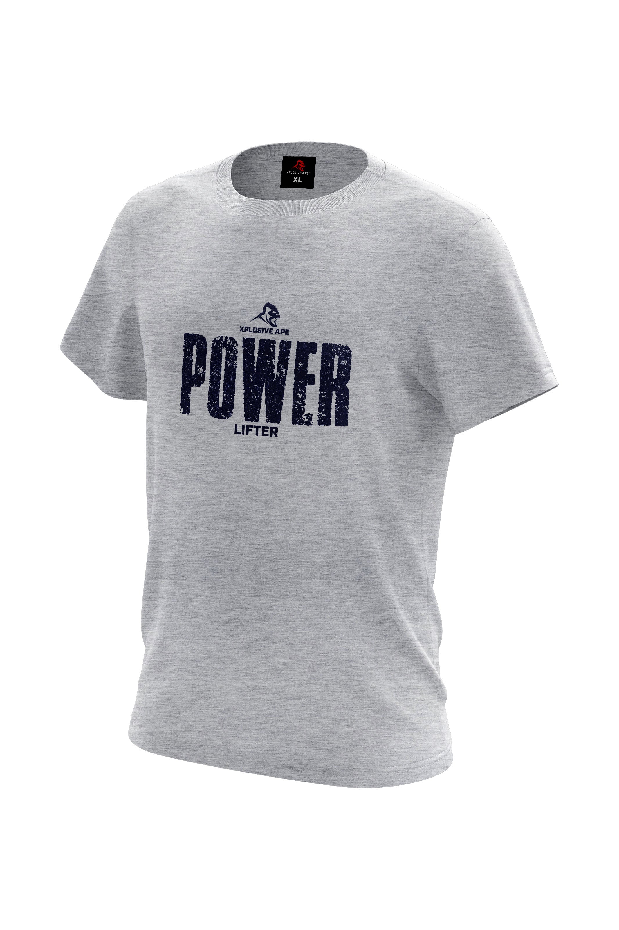 XAPE Power Lifter V2 Tee - Sports Grey