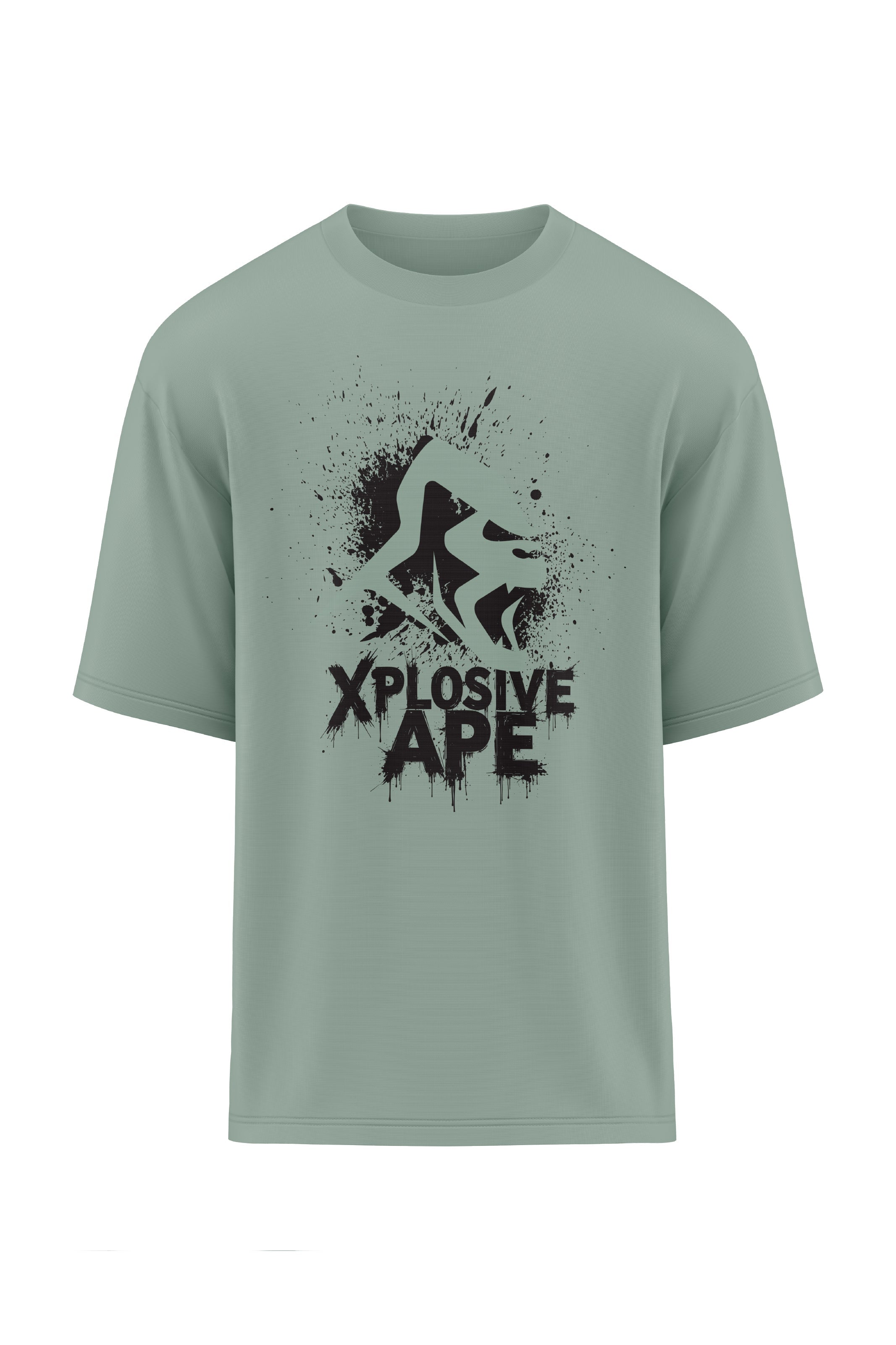 XAPE Rep Bleed Oversized Tee - Sage