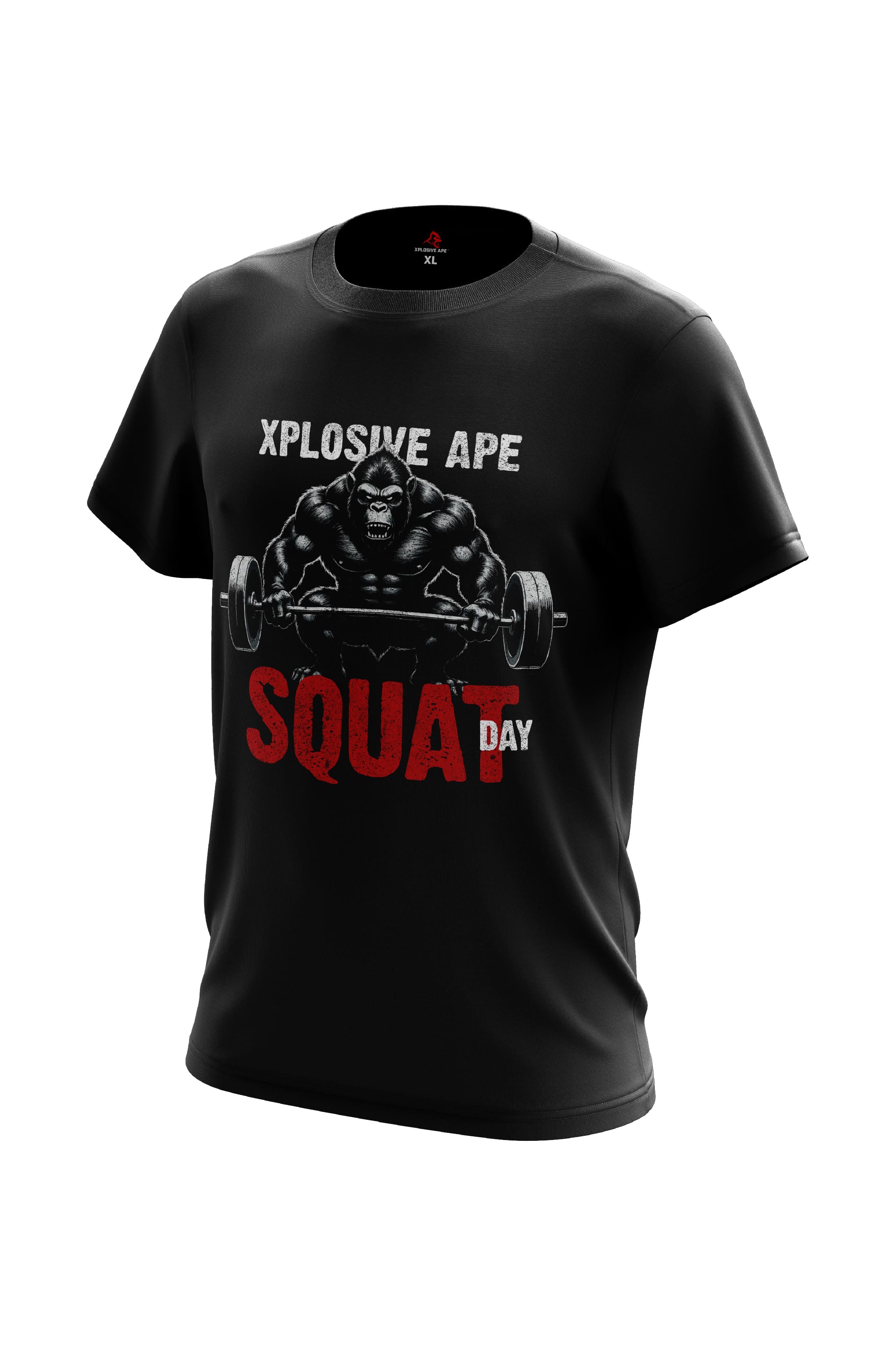 XAPE Squat Day V4 Tee - Black