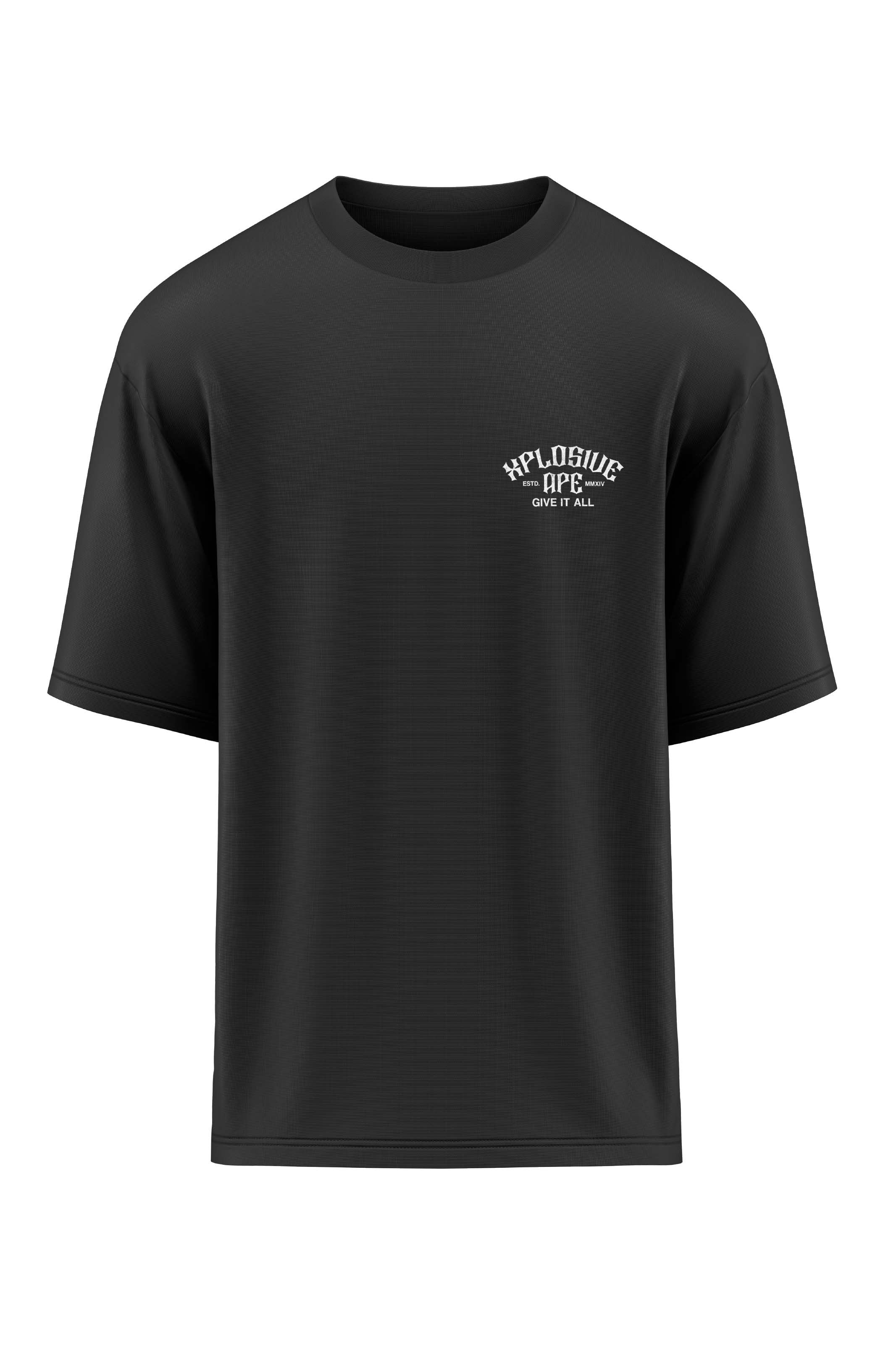 XAPE Staple Oversized Tee - Black