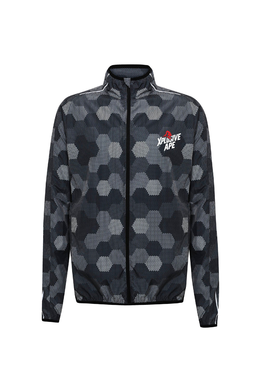 XAPE Stencil Logo Fitness Jacket - Black