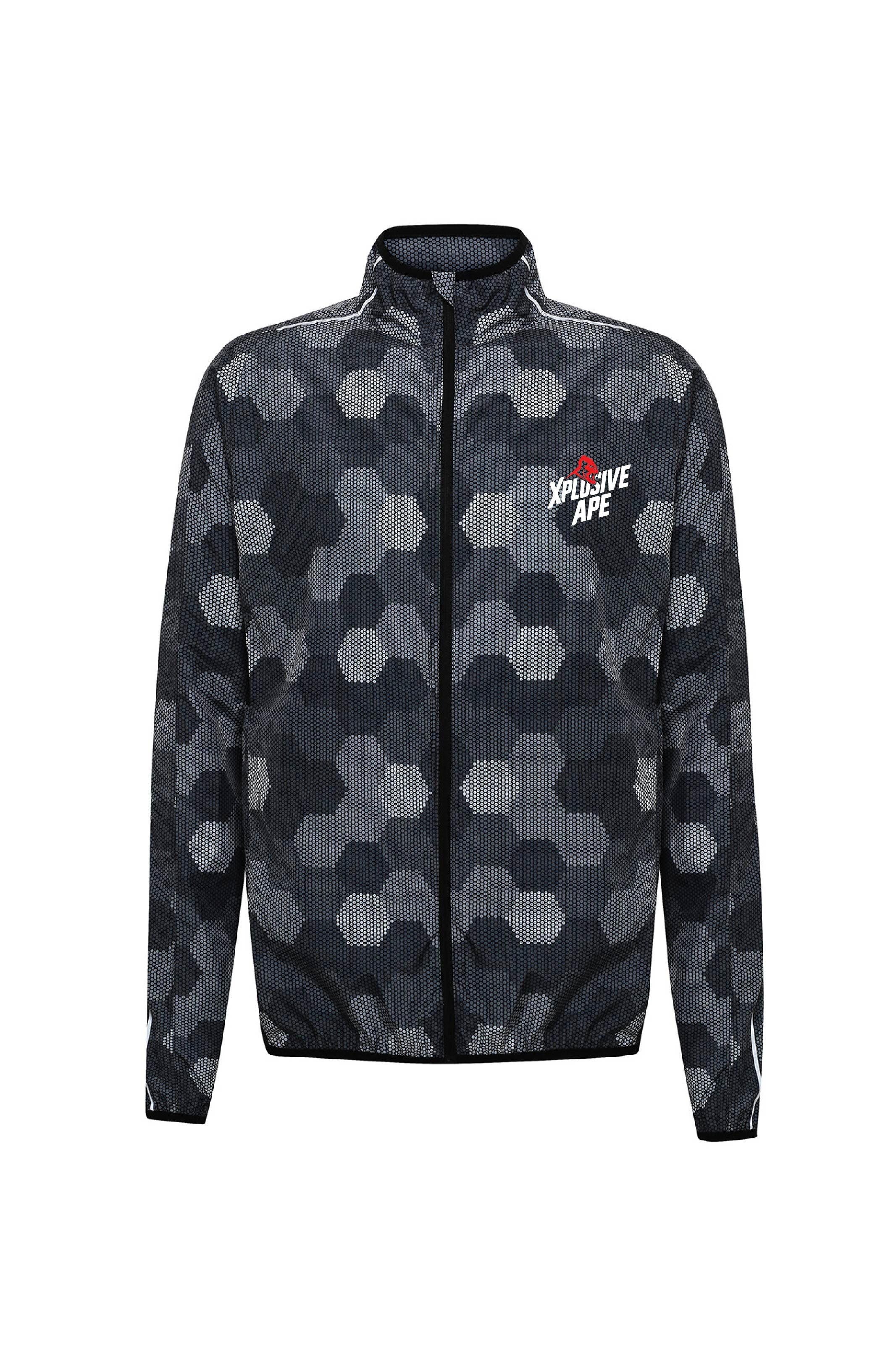 XAPE Stencil Logo Fitness Jacket - Black