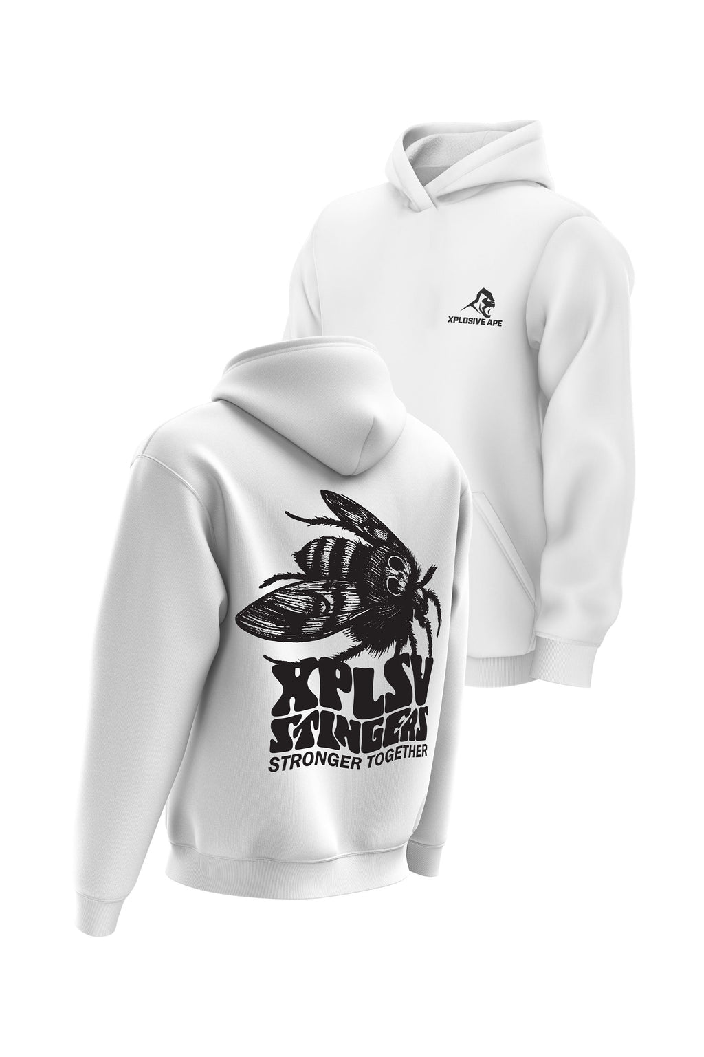 XAPE Stingers Hoodie - White