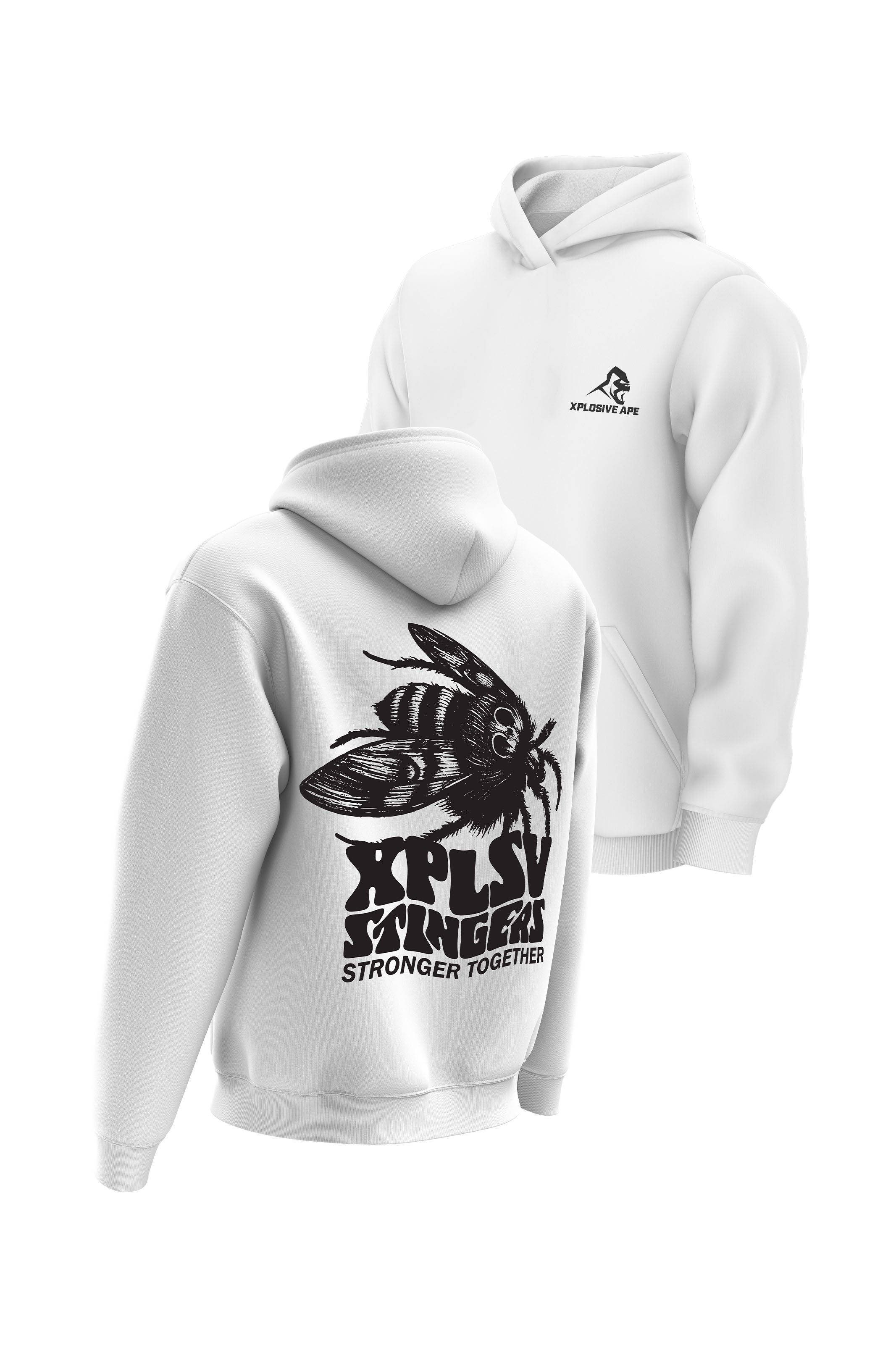 XAPE Stingers Hoodie - White