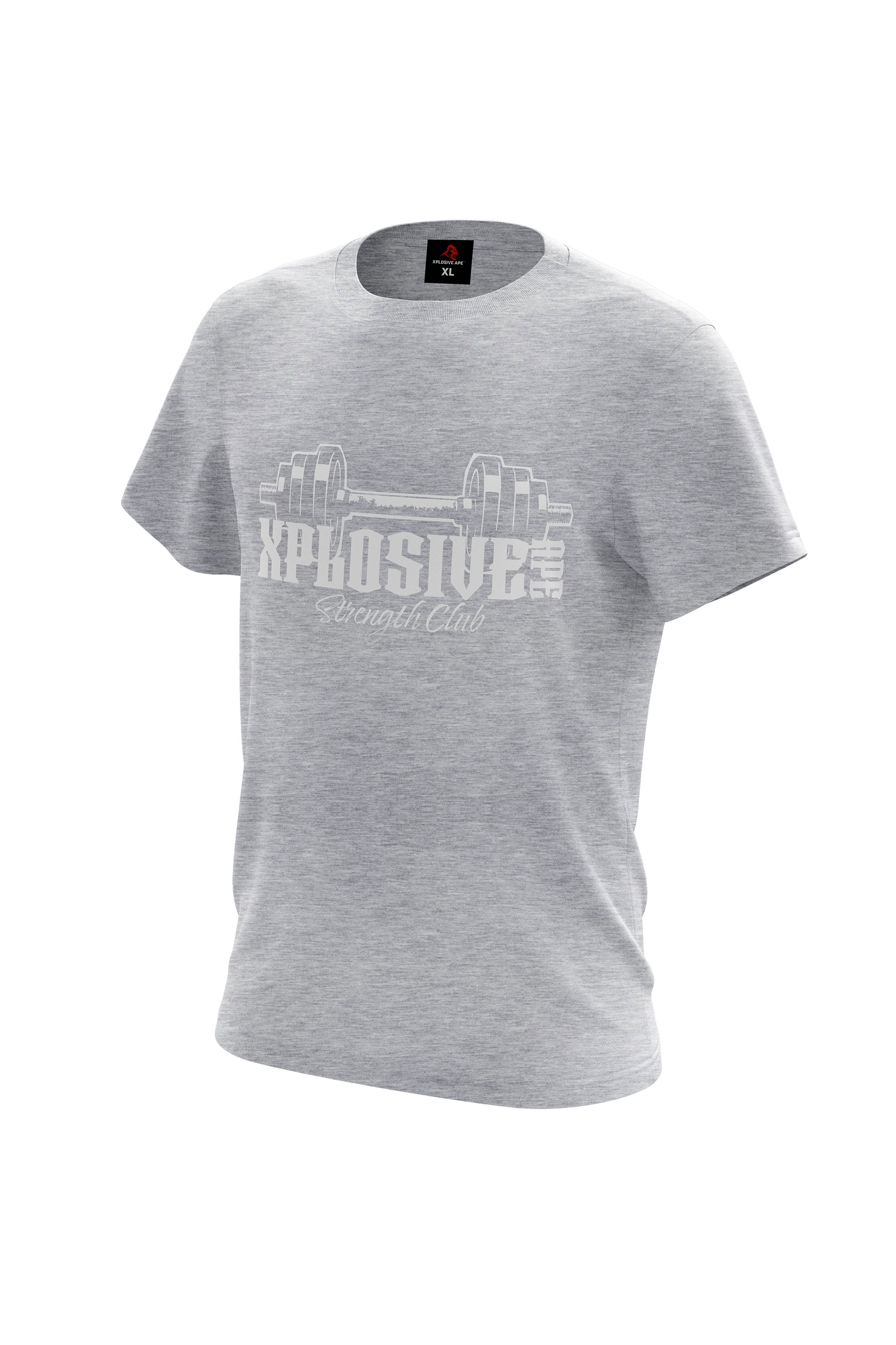 XAPE Strength Club Tee - Sports Grey