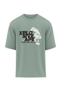 XAPE Strength Club Oversized Tee - Sage