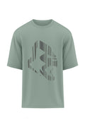 XAPE Apehead Barcoded Oversized Tee - Sage