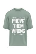 XAPE Prove Them Wrong Oversized Tee - Sage