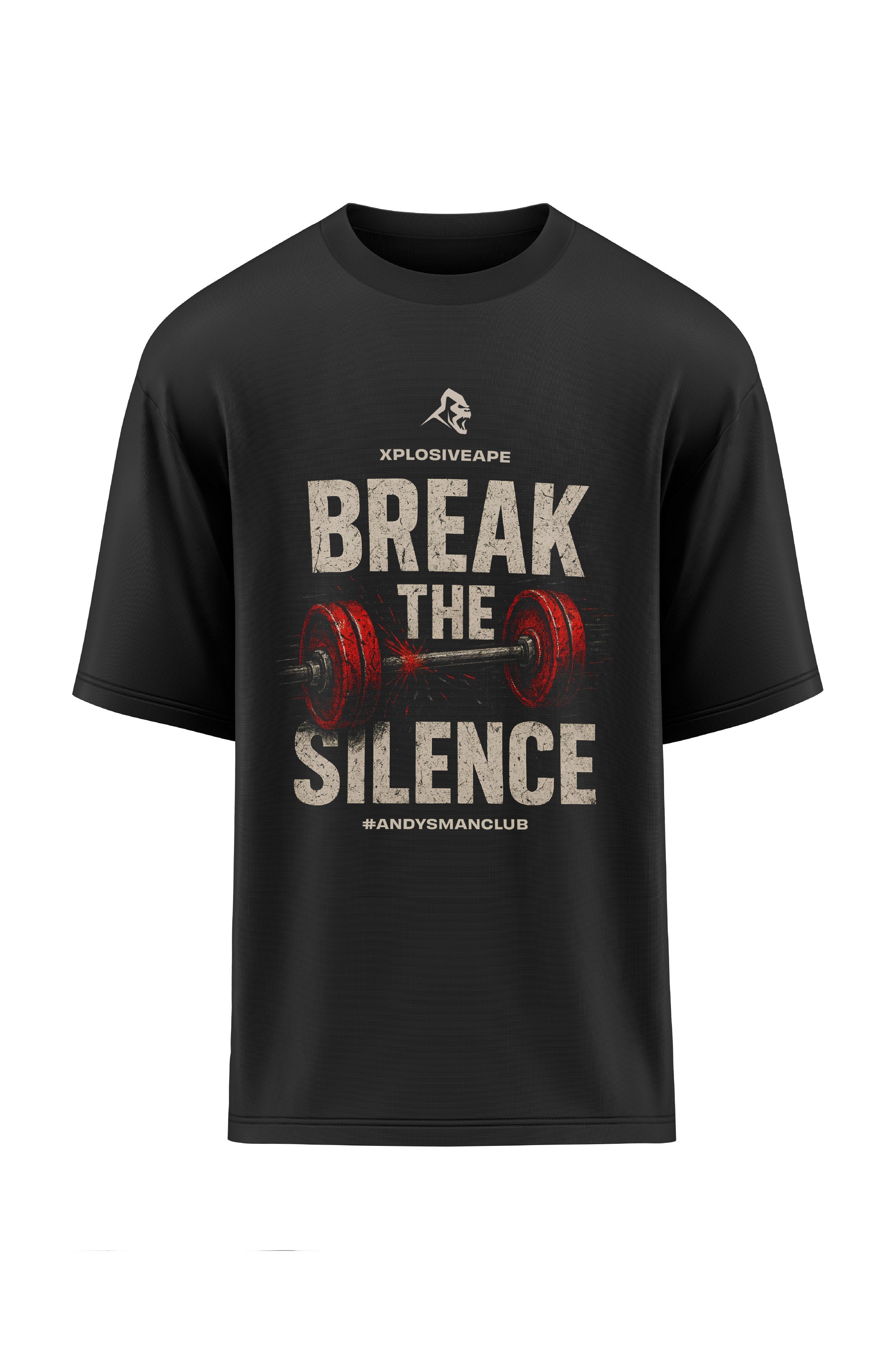 XAPE X AMC Break The Silence Oversized Tee - Black