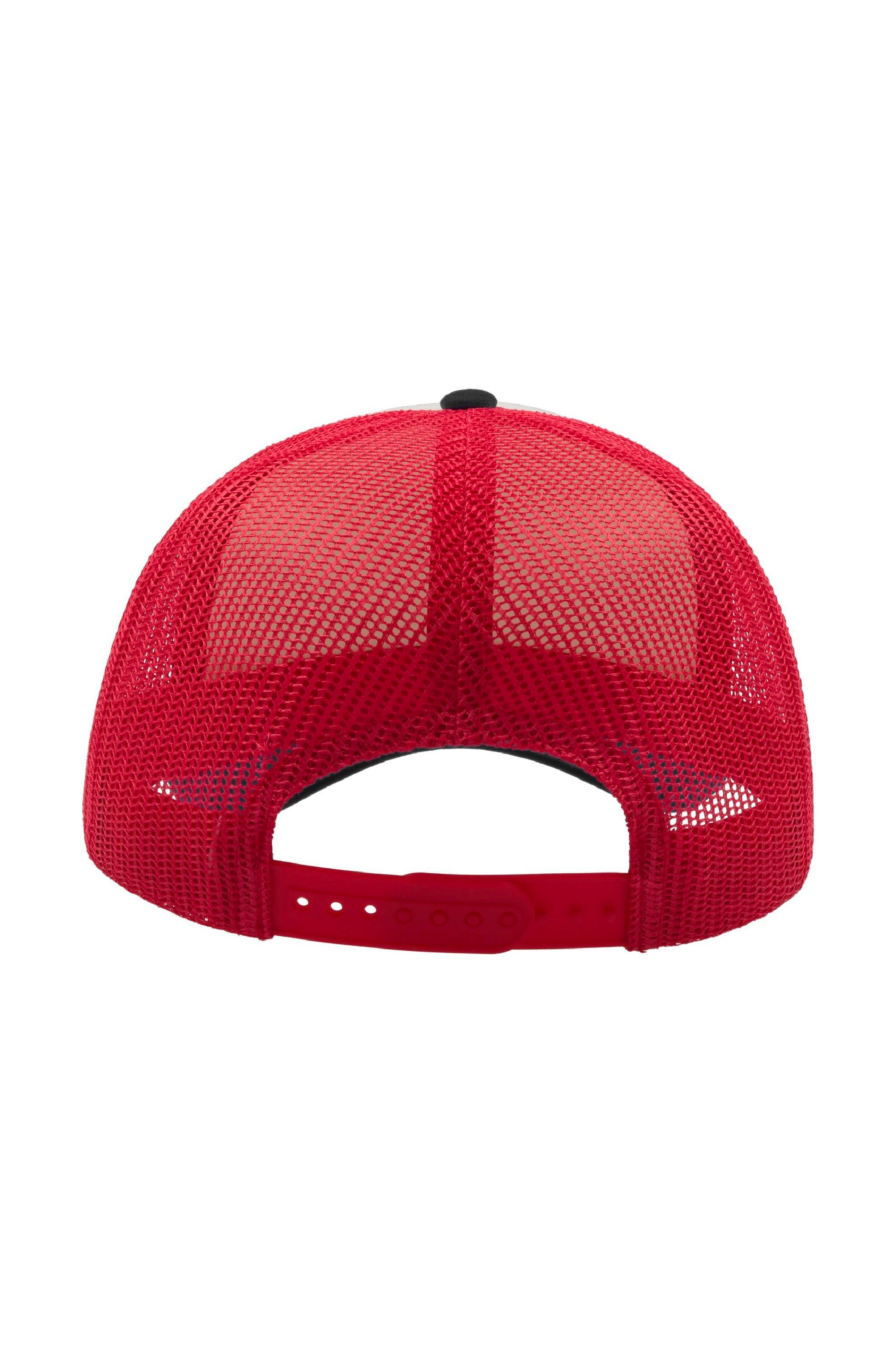XAPE Essential Trucker Cap - White/Red/Black