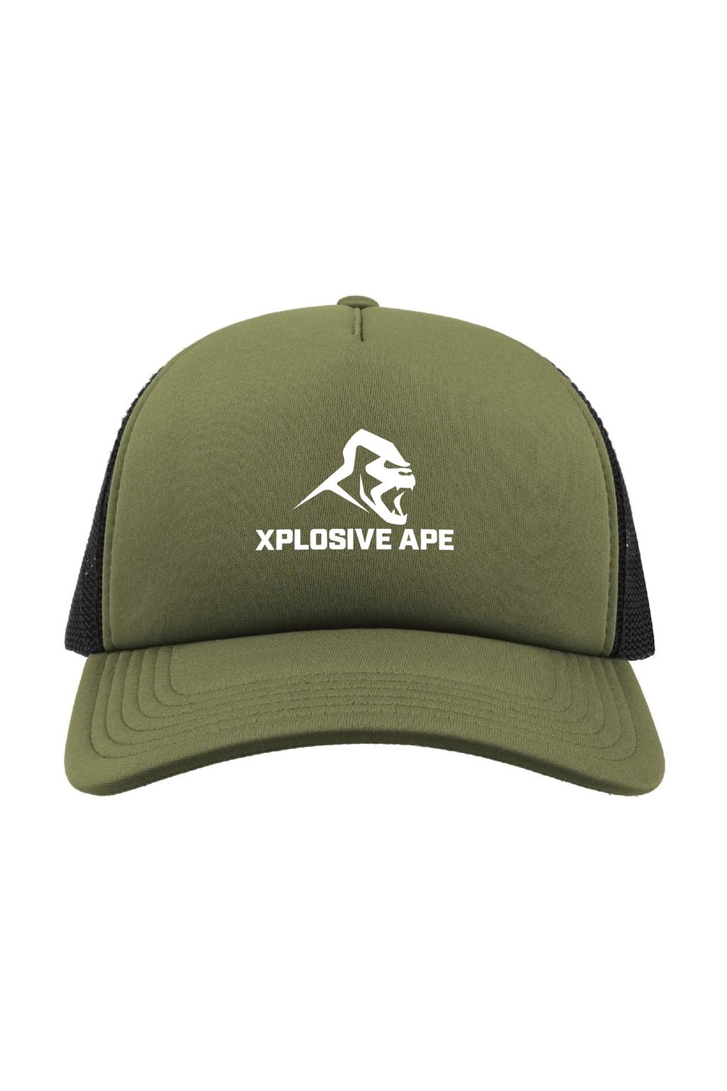 XAPE Essential Trucker Cap - Olive/Black