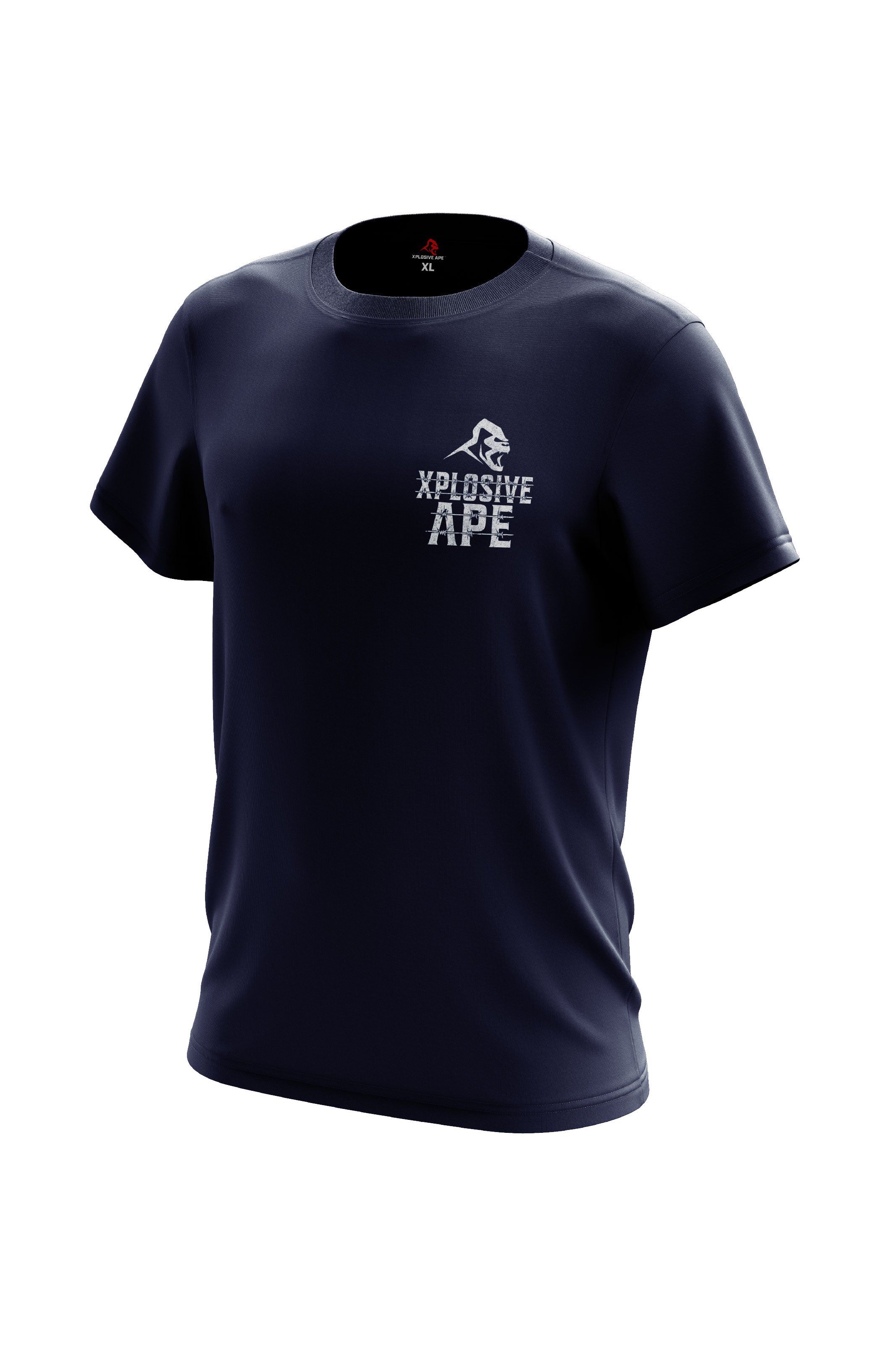 XAPE Classic Barbed Logo Tee - Navy