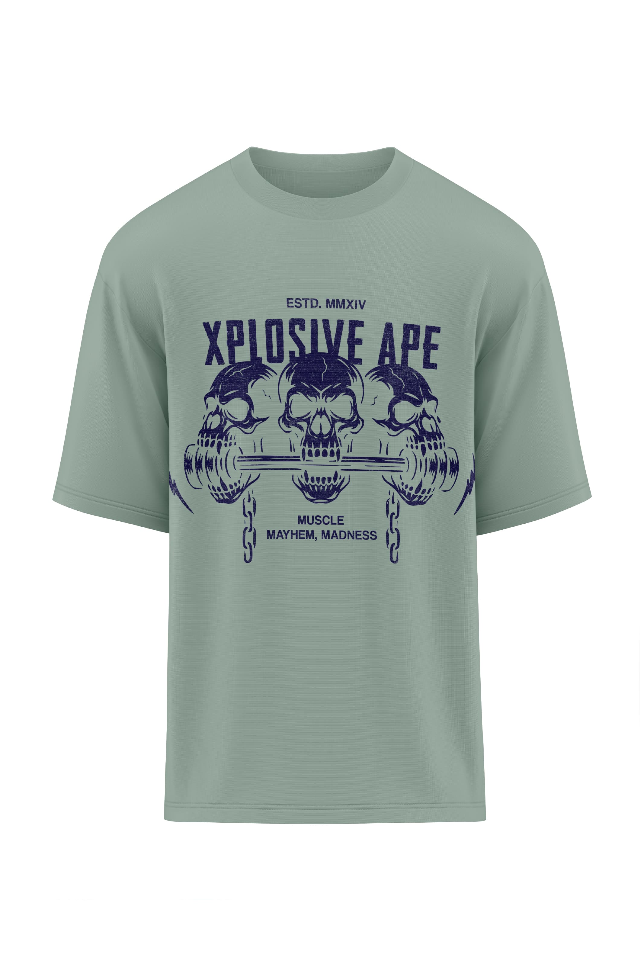 XAPE Feast of Force Oversized Tee - Sage