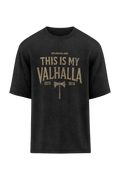 XAPE My Valhalla Oversized Tee - Acid Wash Black