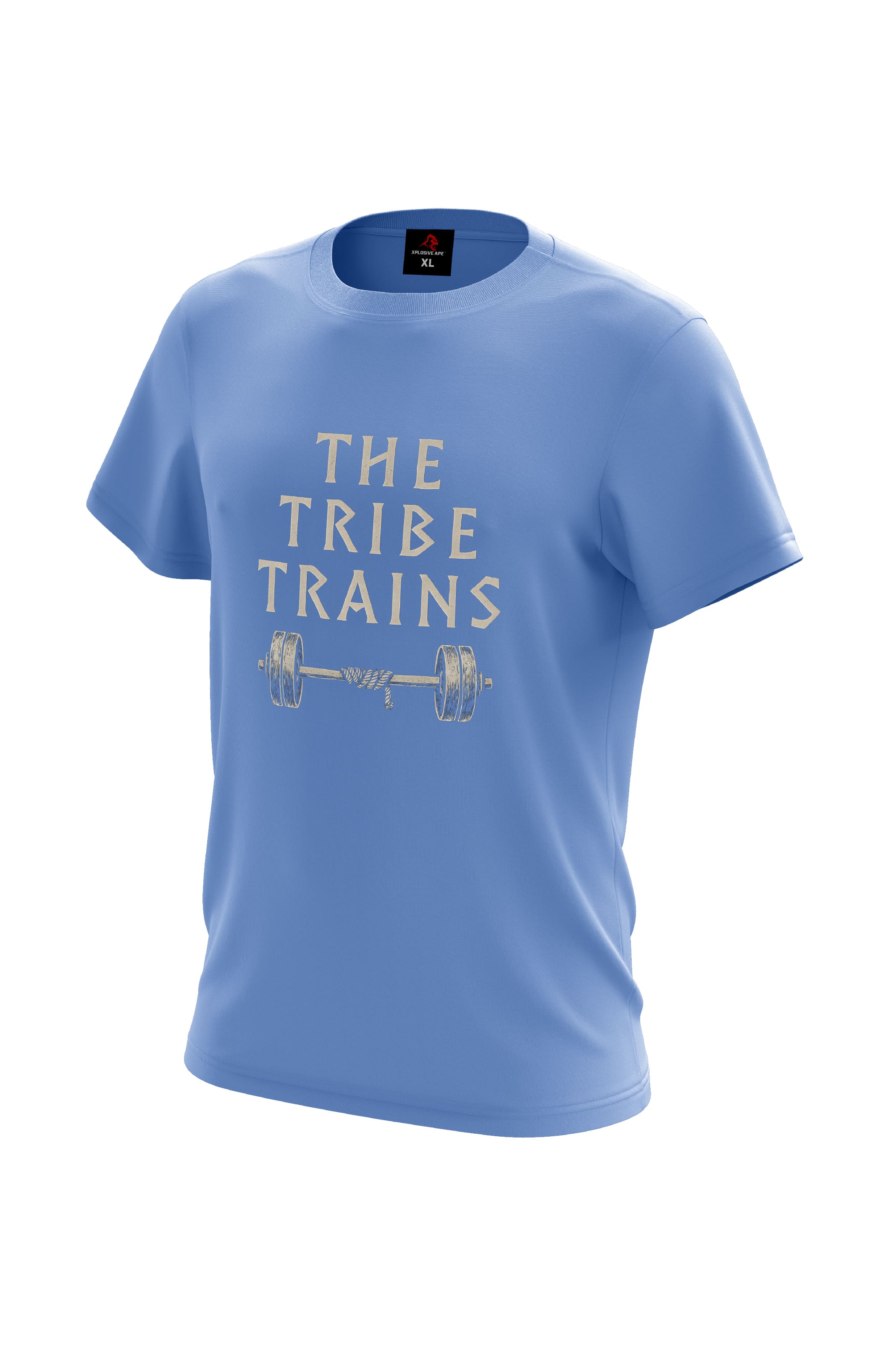 XAPE The Tribe Trains Tee - Carolina Blue