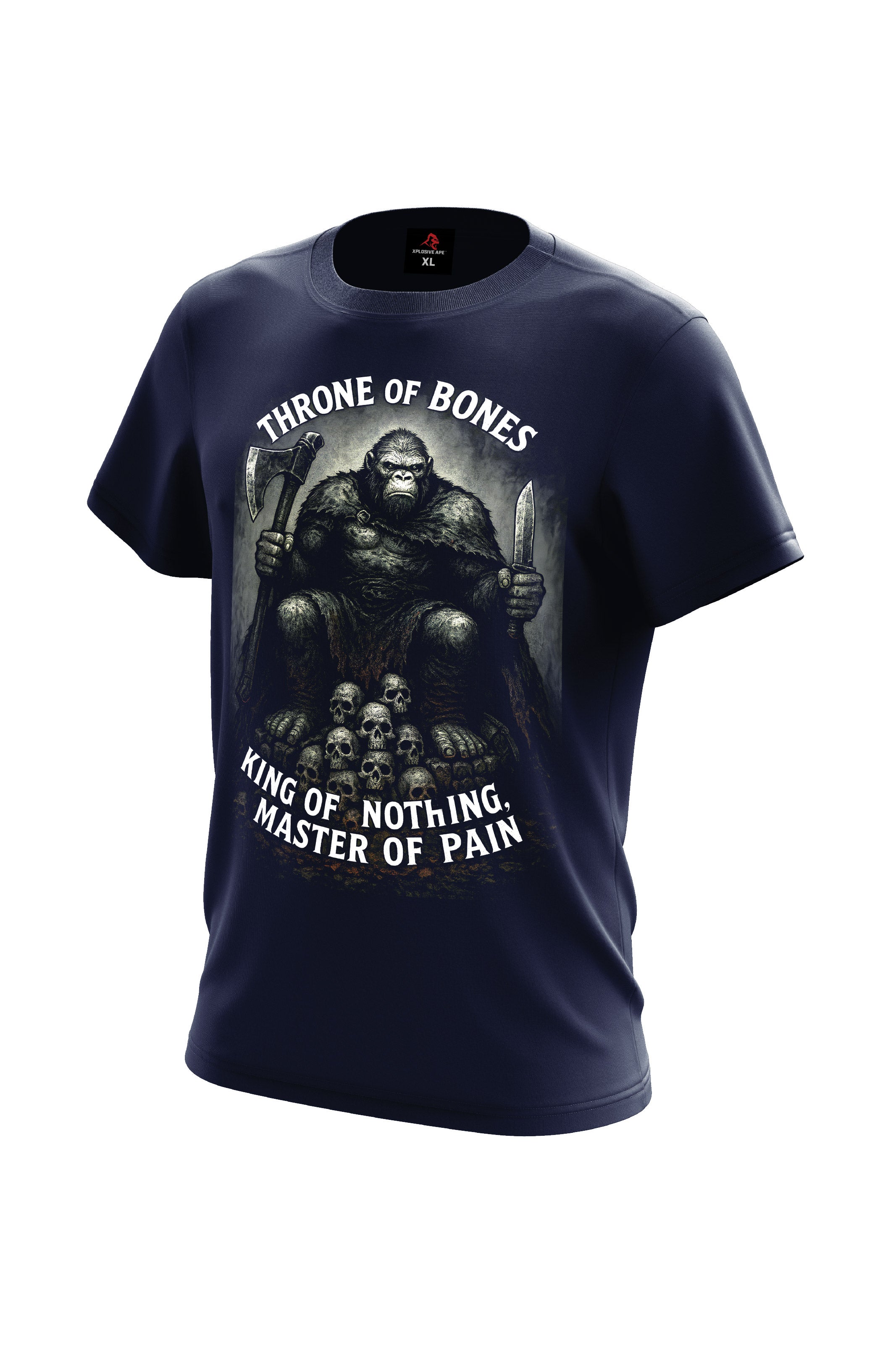 XAPE Throne of Bones Tee - Navy